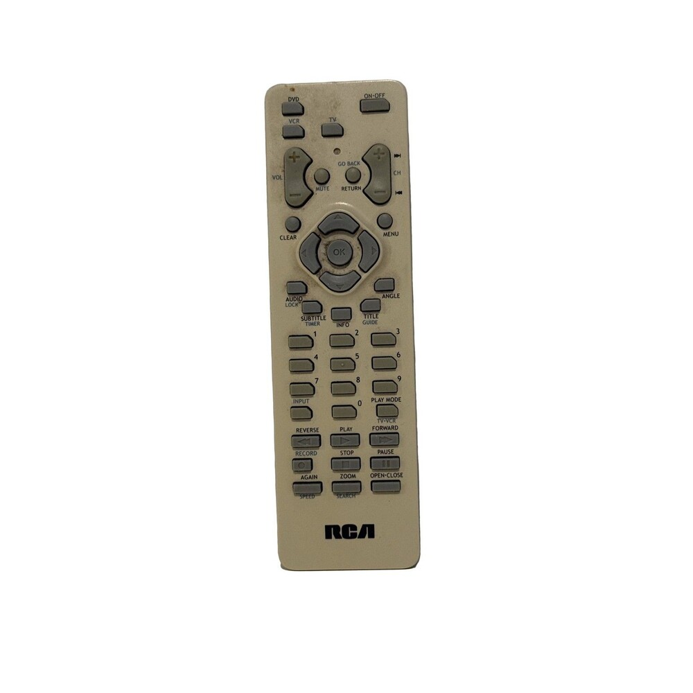 RCA RCR311DA1 Universal Remote Control Wireless Infrared Beige Gray